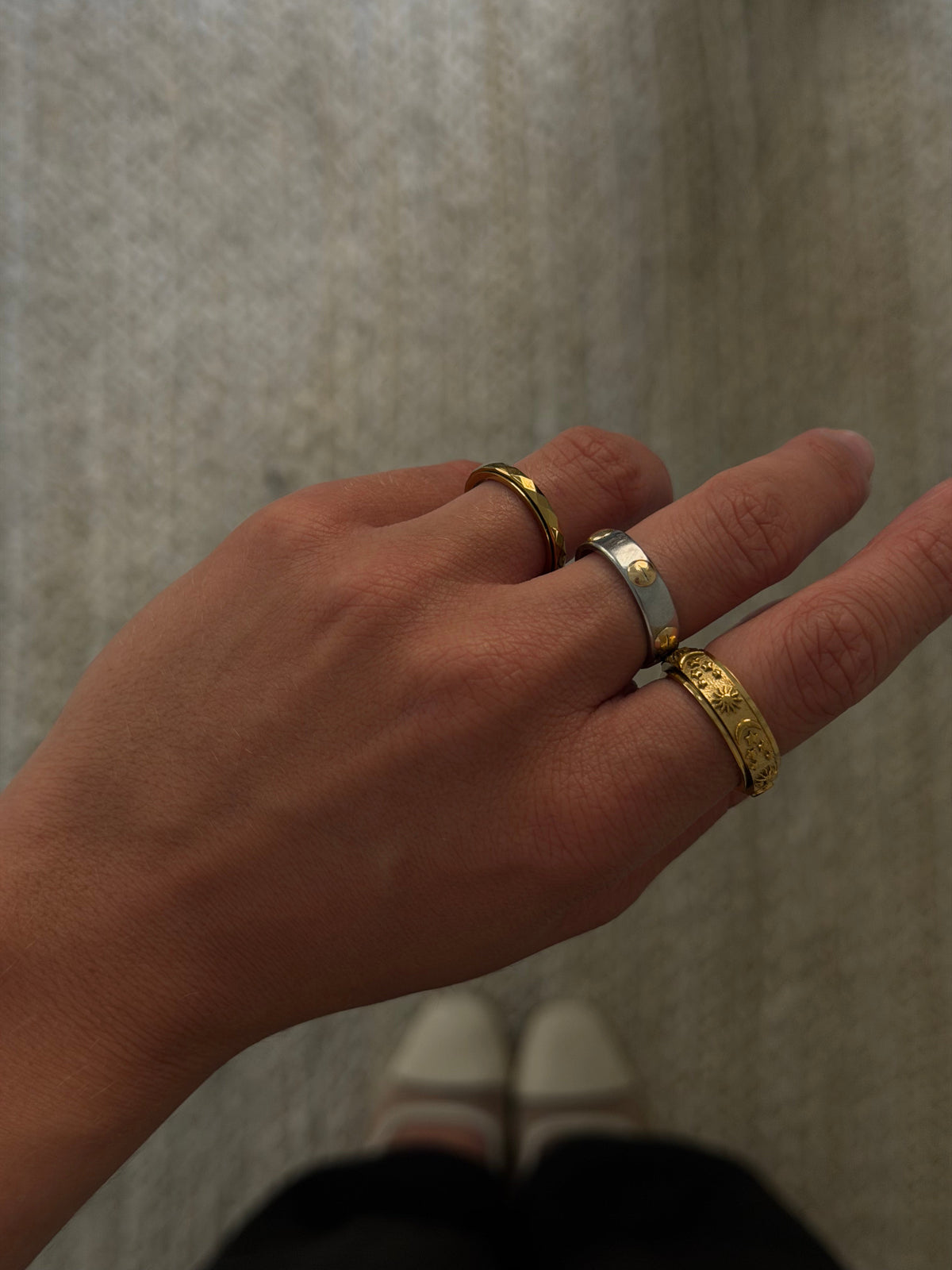 Sun & Moon Spinner Ring
