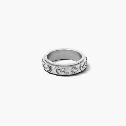 Sun & Moon Spinner Ring