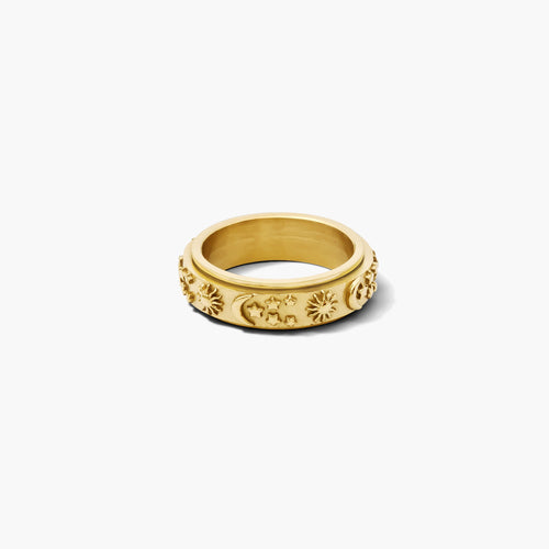 Sun & Moon Spinner Ring