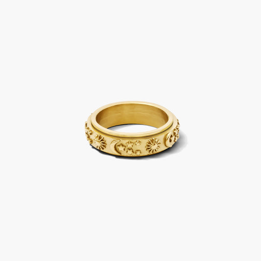 Sun & Moon Spinner Ring